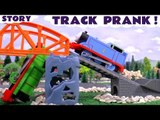 Thomas and Friends Funny Prank Train Accident Play Doh Diggin Rigs Rescue | Tom Moss Toy Fun