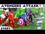 Marvel Avengers vs Ultron Battle | Thomas and Friends Surprise Eggs Minions Angry Birds Star Wars