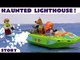 Scooby Doo LEGO Stop Motion Toy Story with Minions and Thomas & Friends | Haunted Lighthouse