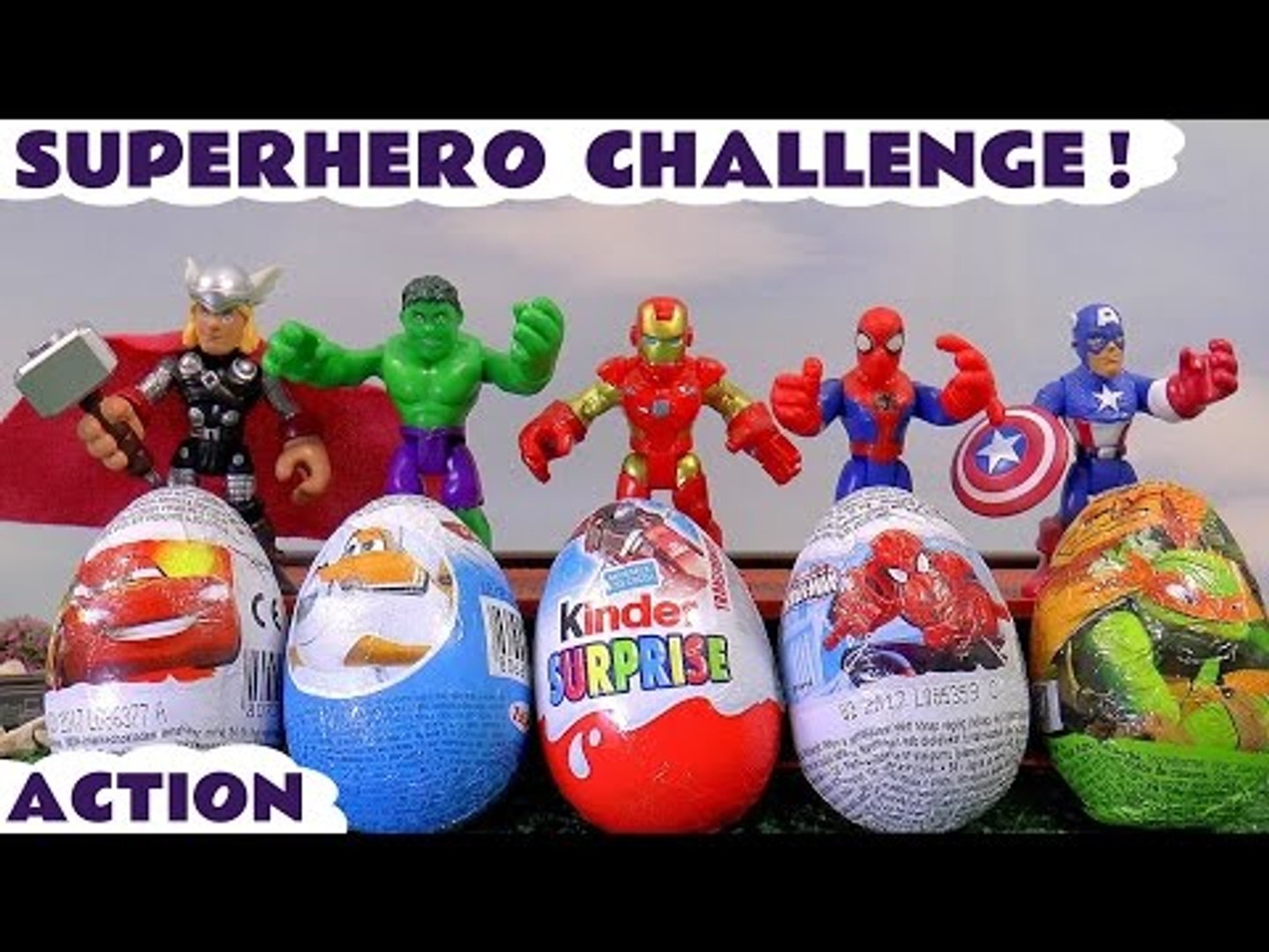 captain america surprise eggs
