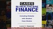 Cases in Healthcare Finance Instructors Manual