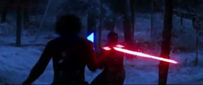 Star Wars The Force Awakens Finn y Rey vs Kylo Ren