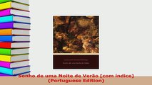 PDF  Sonho de uma Noite de Verão com índice Portuguese Edition Read Online