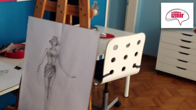 Vitrin Mankeni Karakalem Çalışması