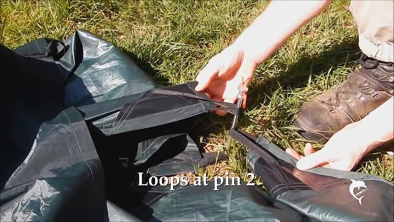 Tarp tent with a floor from a 3x3 DD tarp