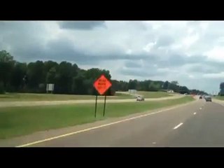 Driver Speeds On Wrong Side Of Interstate