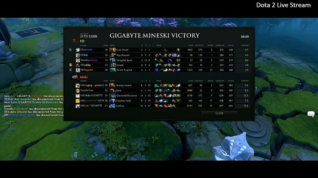 First Departure vs Mineski dota 2 G1 + G2 - WePlay League 2016 S3 Qualifiers - SEA - Mineski vs FD_117