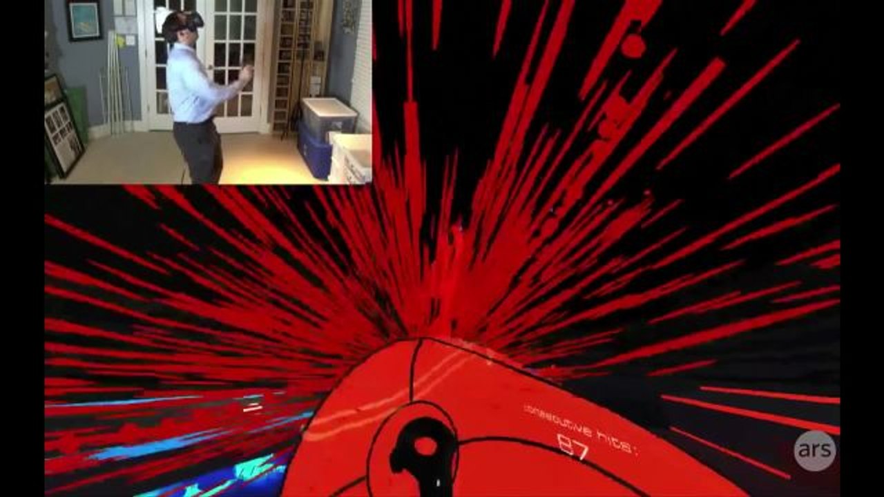 HTC Vive game demo: Audioshield