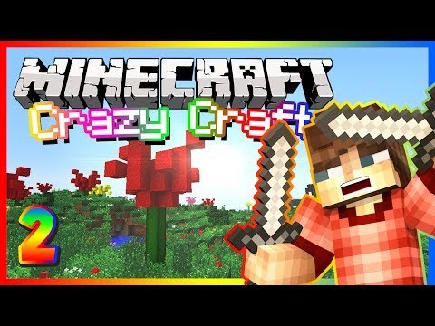 Minecraft Crazy Craft 2.0! Flower House! Modded Survival Ep.2