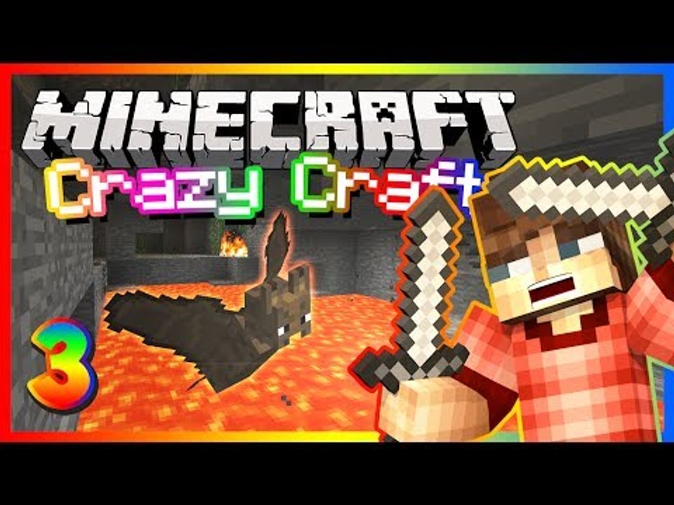 Minecraft Crazy Craft 2.0! "BAT!!" Modded Survival Ep.3