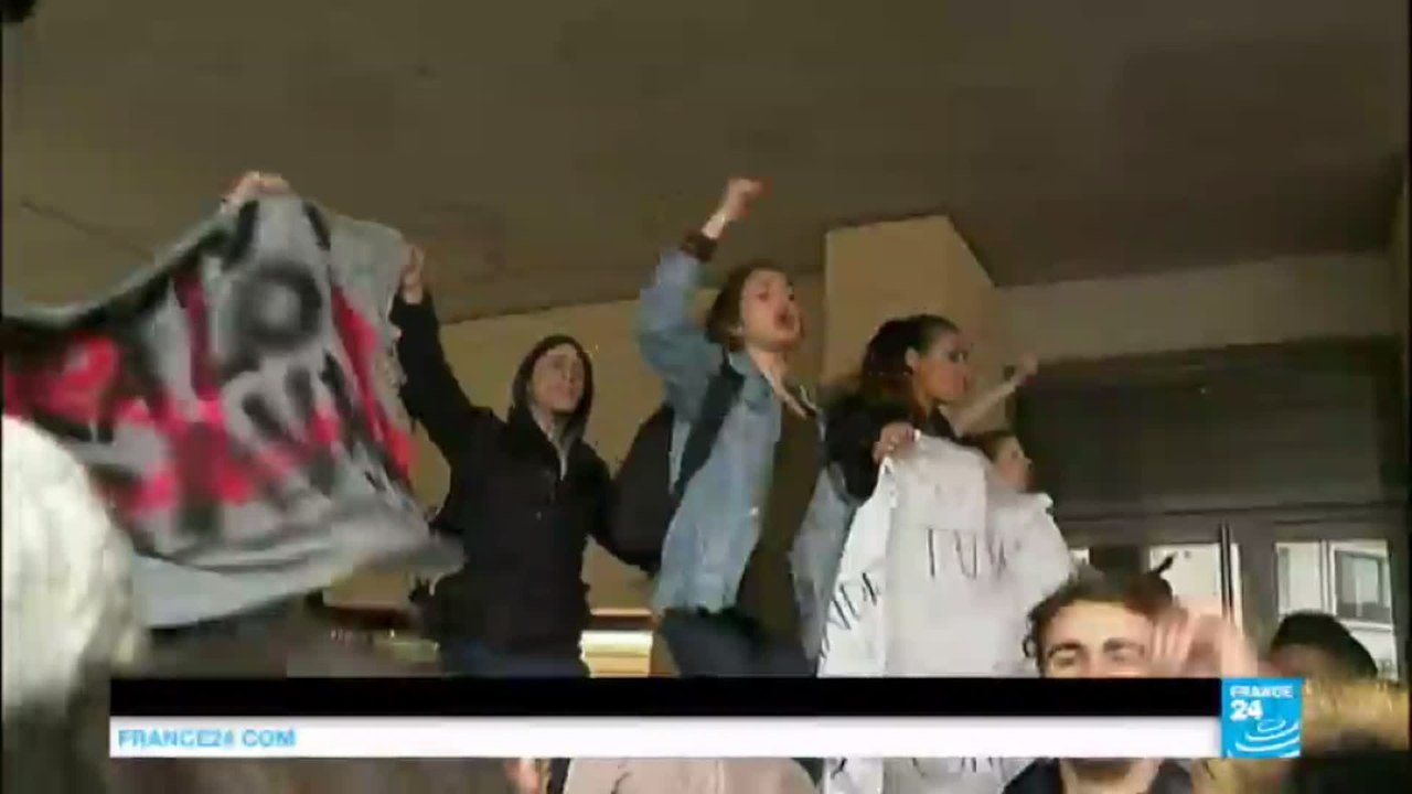 France labour reform: Students renew protests as bill heads to parliament