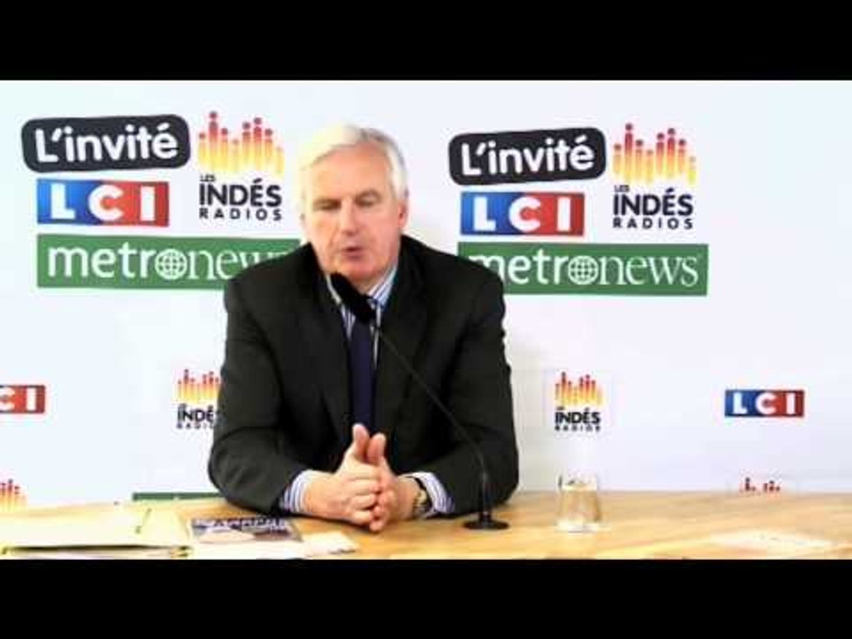 Michel Barnier : Europe L'UMP doit marcher au milieu de la route