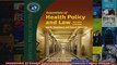 Essentials Of Health Policy And Law Essential Public Health