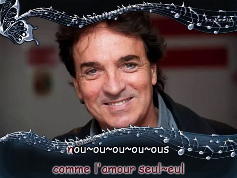 Christian Delagrange - Vivre seul KARAOKE / INSTRUMENTAL