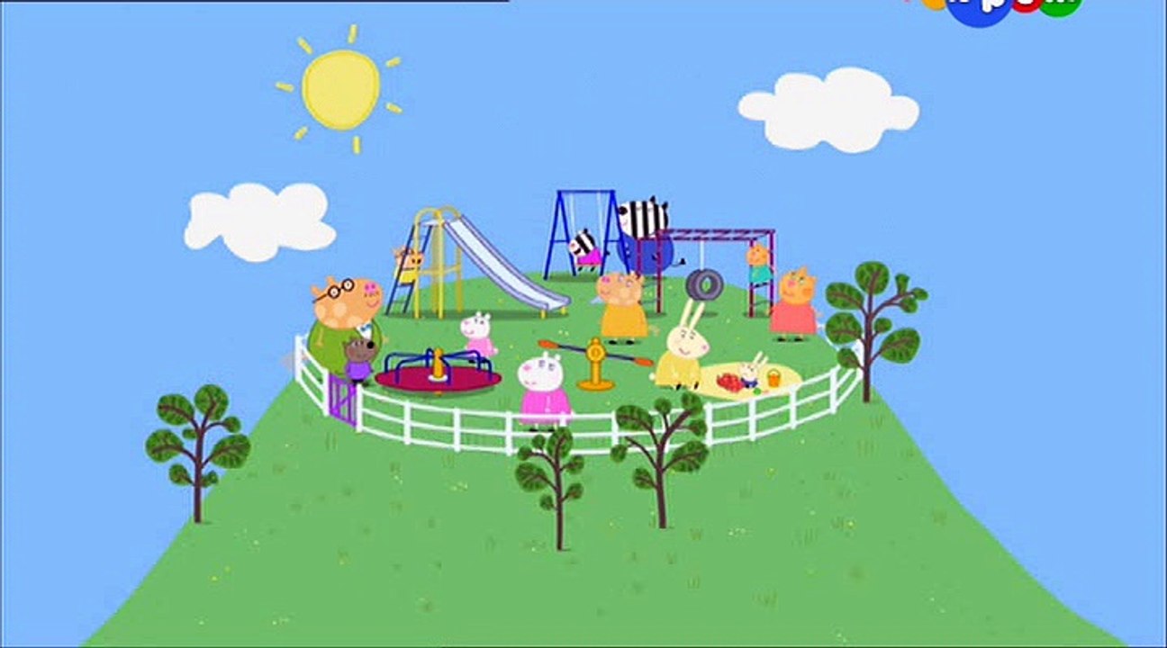 Свинка Пеппа- Дедушка на детской площадке- Grandpa at the Playground -Все серии подряд Свинка Пеппа