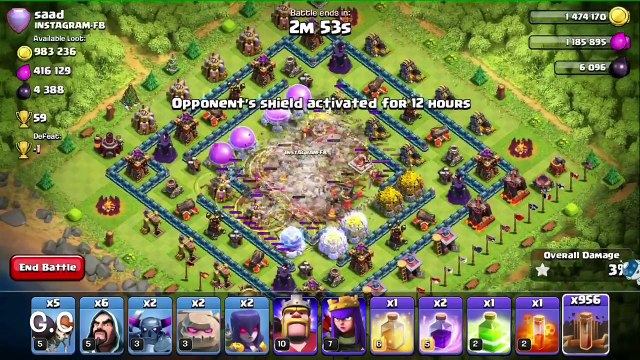 Clash Of Clans - 513 Earthquake Spells Raid! [Level 1]