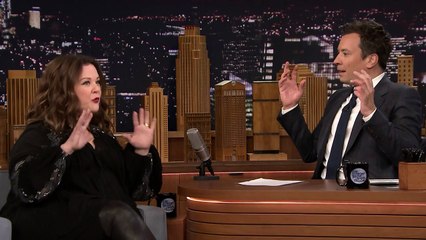 Melissa McCarthy Gifts Jimmy a Turtle-Tie Dickey