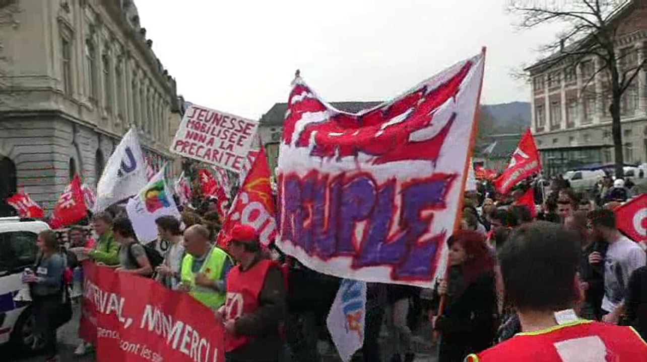 Manifestation 31 mars 2016 à Chambéry