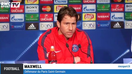 PSG / Man. City - Maxwell : "On est conscient qu'ils sont capables de nous battre"