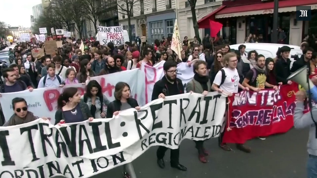 A nouveau plusieurs milliers de personnes mobilisées contre la loi travailleurs