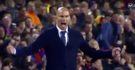 Comment Zidane a vécu son premier Clasico sur le banc du Real Madrid