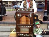 Street Organ Grinder in Skegness