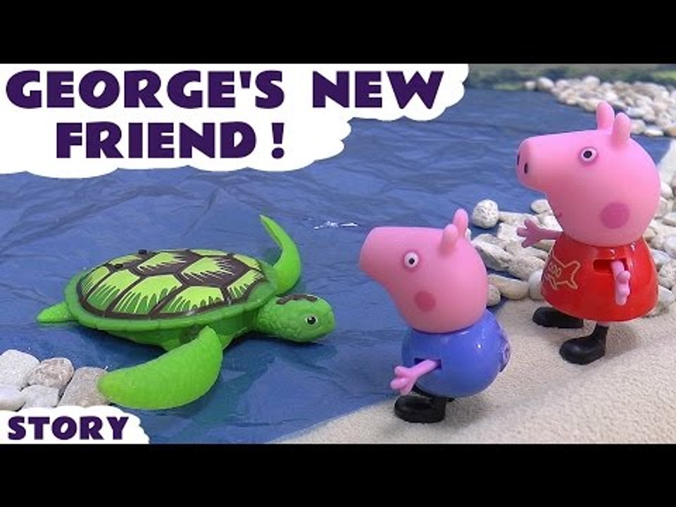 Peppa Pig English Episode Play Doh Robo Turtle | Juguetes de Peppa Toys Toy Unboxing Review Pepa