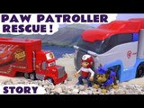 Paw Patrol Paw Patroller Cars and Minions Rescue Story Mack | Juguetes de Patrulla Canina Kids Toys