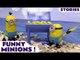 Minions Funny Pranks Thomas & Friends Play Doh Stop Motion Surprise Eggs and Toy Trains Juguetes
