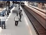 This man who stopped someone falling on the train tracks.