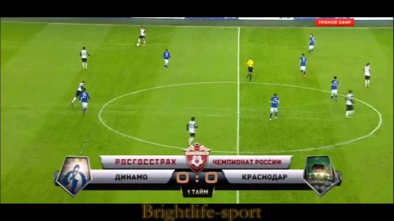 Динамо Москва - Краснодар 1-4 (4 апреля 2016 г, Чемпионат России)