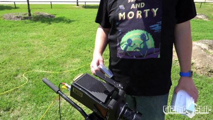 iPhone 6s Upside Down Lawn Mower Scratch Test! - GizmoSlip