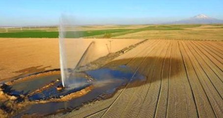 Aksaray'da Kuyudan Karbondioksit ve Su Fışkırdı