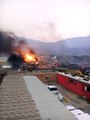 Incendio calcinó 51 autobuses Yutong en Guatire