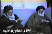المرجع الشيعي الأكبر في النجف الخوئي يدخن ؟!