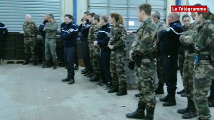 Finistère. Gendarmes : les réservistes en formation (Le Télégramme)