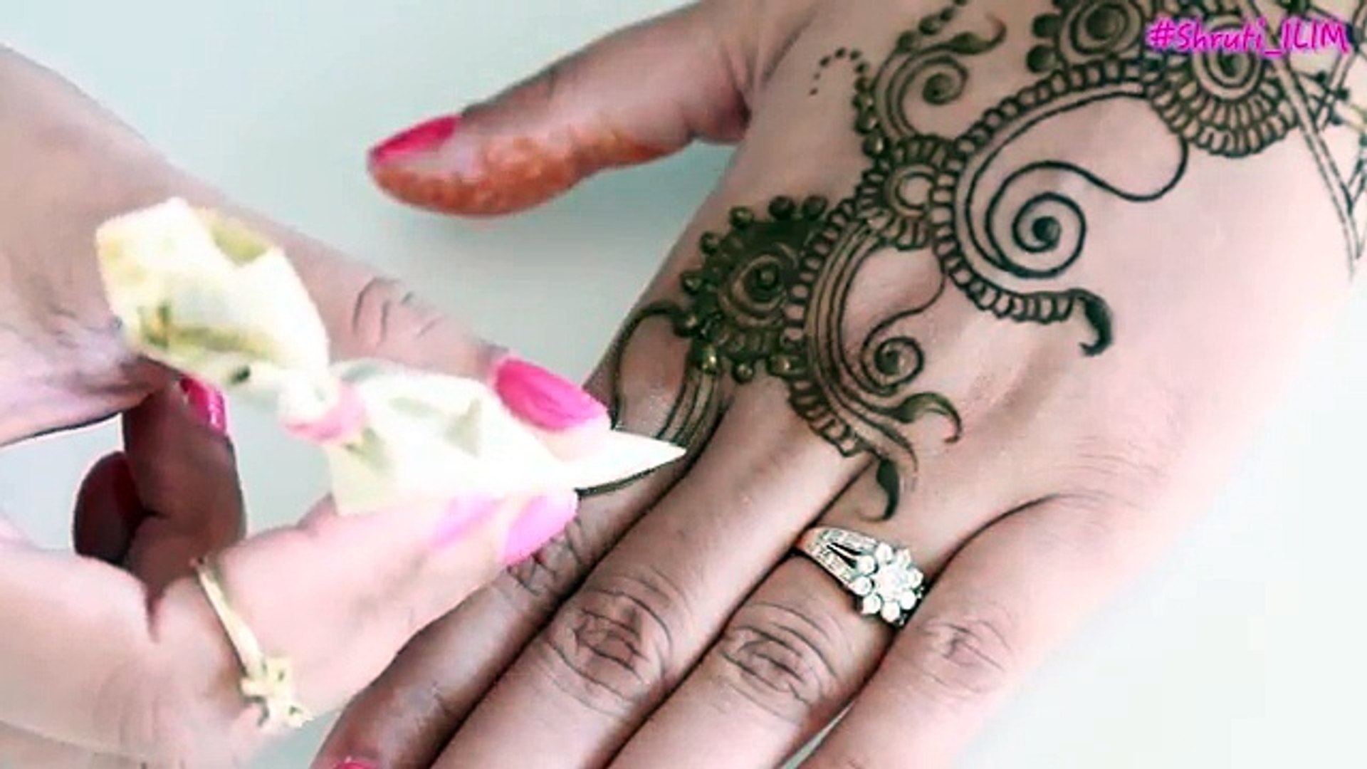 Unique Indian Pakistani Bridal Henna Design Step By Step Tutorial