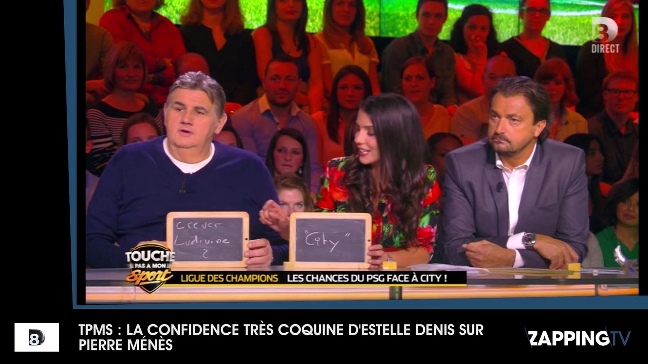 TPMS : La confidence très coquine d'Estelle Denis sur Pierre Ménès (vidéo)