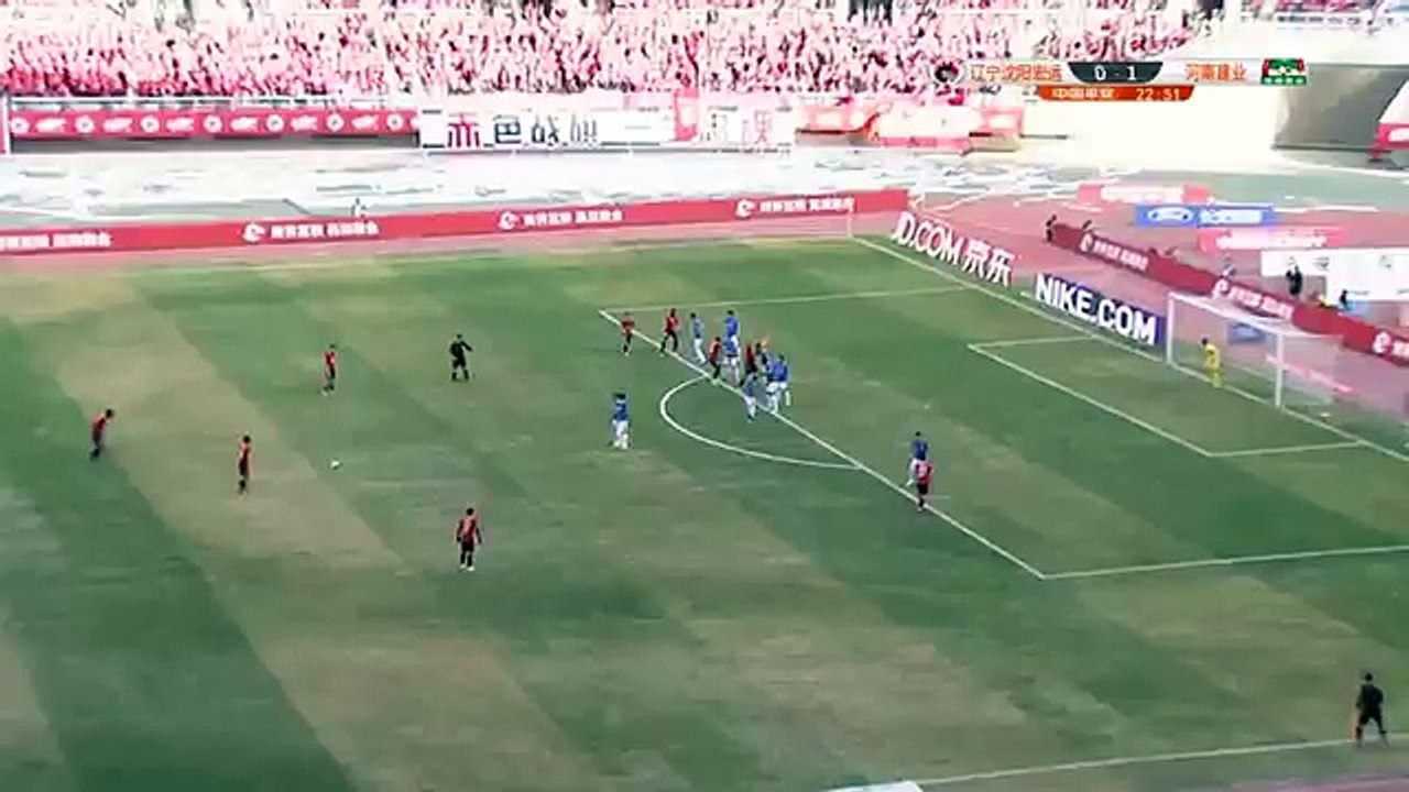 Lukimya scores unbelievable free kick in Chinese Super League