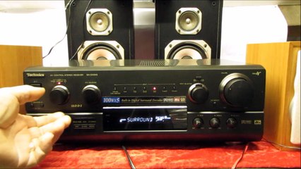 TECHNICS SA-DX940 AV CONTROL STEREO RECEIVER ~ RDS