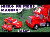 Disney Cars Lightning McQueen and Avengers Micro Drifters Racing Story | Juguetes de Pixar Cars