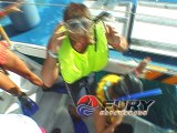 fury catamarans snorkel beach break in cozumel mexico