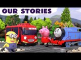 Thomas and Friends Toy Trains 4u Stories with Minions Tayo 꼬마버스 타요 and Peppa Pig | ToyTrains4u