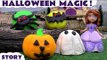 Sofia The First Play Doh Halloween Decorations Thomas and Friends Shopkins Pumpkins Bats Spiders