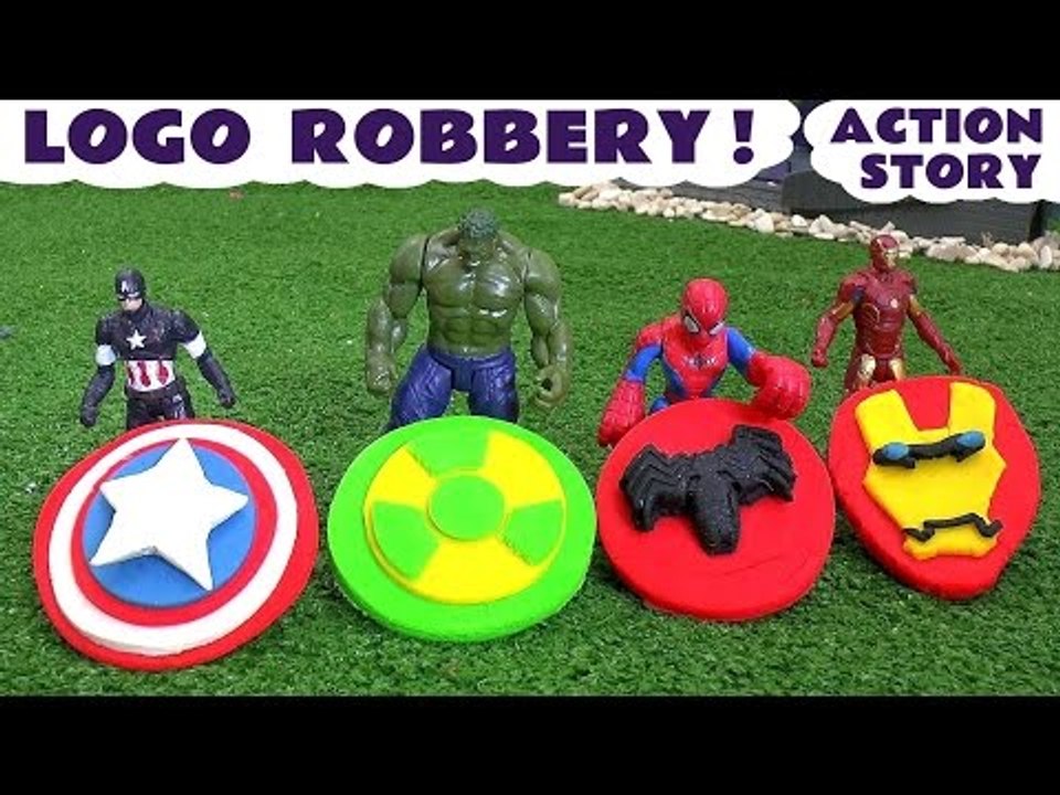 Spiderman and Avengers Logo Robbery Play Doh Thomas & Friends Story - Ultron Hulk & Iron Man - video Dailymotion