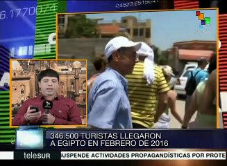 Egipto: actividad turística desciende por cuarto mes consecutivo