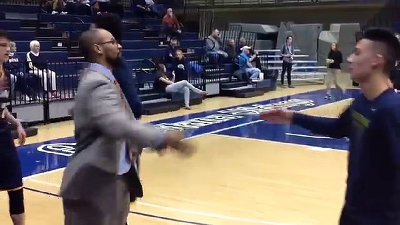 Coach welcomes the players