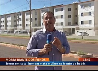 MORTA DIANTE DOS FILHOS