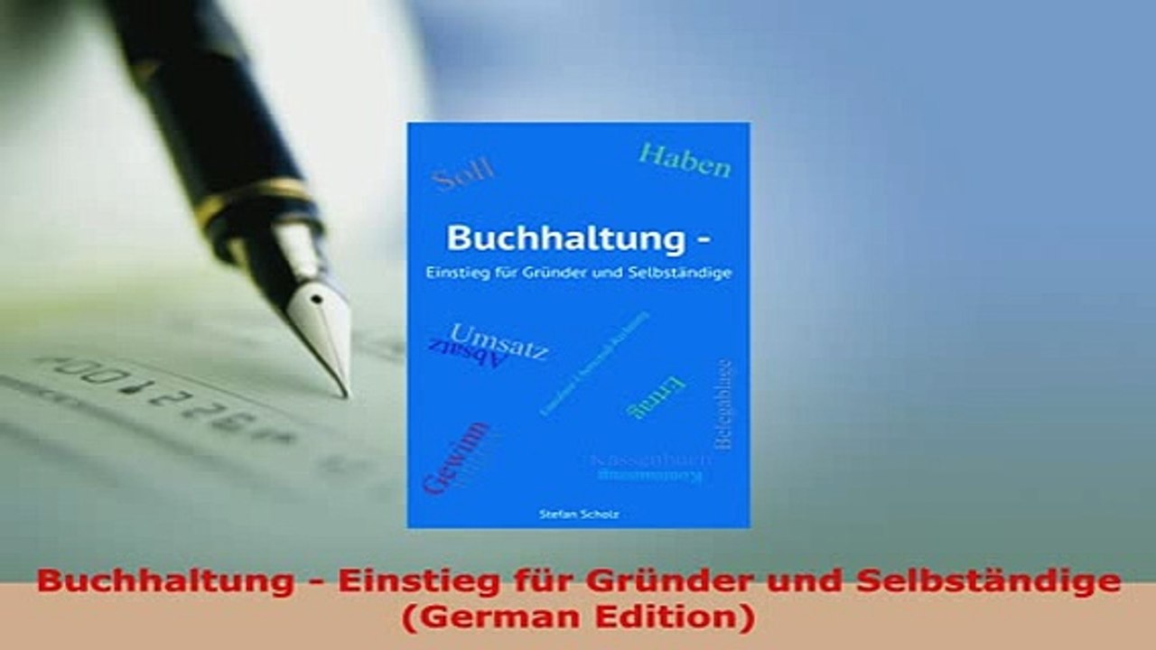 Read  Buchhaltung  Einstieg für Gründer und Selbständige German Edition Ebook Free