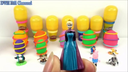 Play Doh Surprise Eggs Peppa Pig Mickey Mouse Clubhouse Paw Patrol MLP Frozen